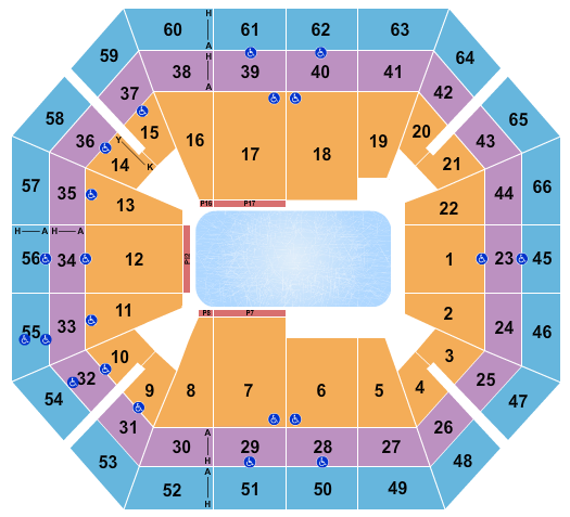 ExtraMile Arena Disney On Ice 1 Seating Chart